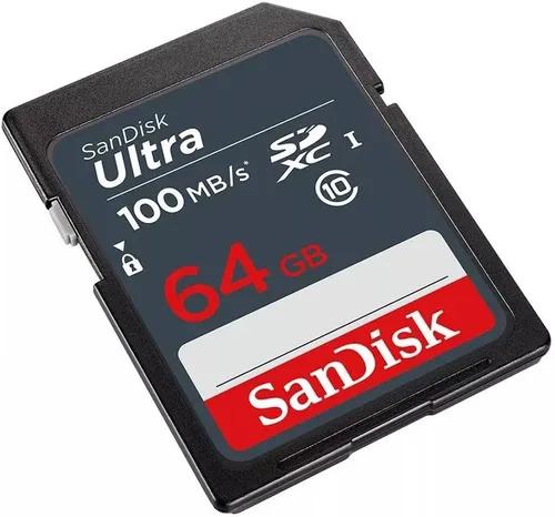 Vista 2 de SanDisk Tarjeta de memoria Ultra SDXC UHS-I de 64 GB - 100 MB/s, C10, U1, Full HD, tarjeta SD Tarjeta SDXC de 64 GB con velocidad de lectura
