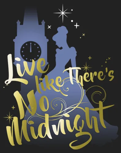 Vista 2 de Disney Musculo Princess No Midnight Festival para mujer