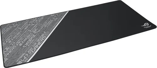 Vista 3 de ASUS ROG Sheath - Alfombrilla de mouse negra Alfombrilla de mouse de superficie para juegos extragrande Seguimiento preciso de píxeles Bordes