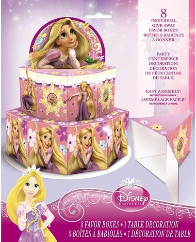 Vista 2 de Unique Decoración de centro de mesa de recuerdos enredados de Disney para 8