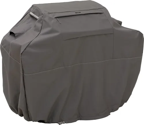 Vista 17 de Classic Accessories Ravenna - Cubierta para parrilla de barbacoa resistente al agua de 44 pulgadas