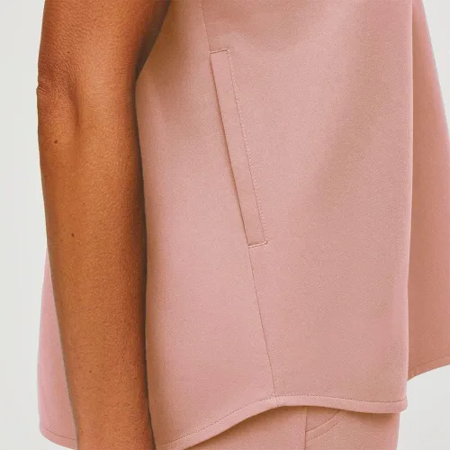 Vista 3 de niaahinn Conjunto de uniforme médico para mujer con camiseta médica y pantalón deportivo con múltiples bolsillos, traje de uniforme mediano