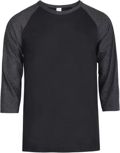 Vista 15 de TOP PRO Camiseta de béisbol casual con manga raglán 3/4 para hombre