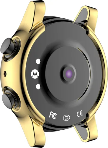 Vista 7 de Funda protectora de pantalla compatible con Motorola Moto360 3ª generación Smartwatch Accesorios TenCloud Covers Resistente a los arañazos Funda