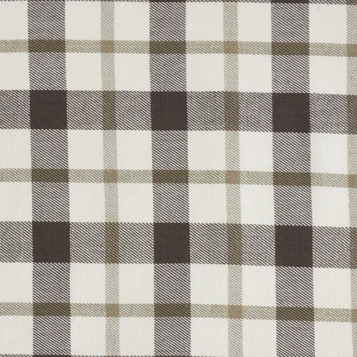 Vista 3 de Saro Lifestyle Buffalo - Camino de mesa a cuadros, gris, 16 x 108 pulgadas