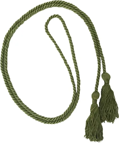 Vista 8 de Cordón de honor de graduación para graduaciones universitarias, escuela secundaria y más duradero y brillante (oro antiguo) - Paquete de 10