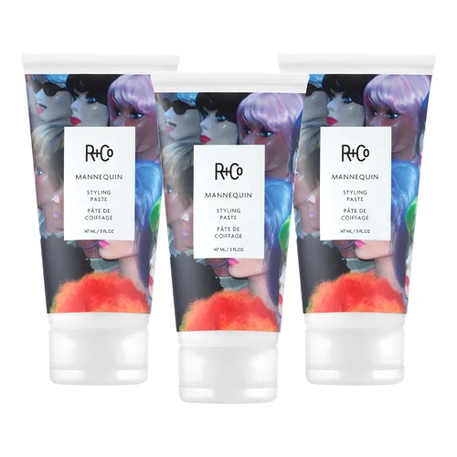 Vista 2 de R+Co MANNEQUIN Styling Paste – 3 Pack, Hair Styling Paste for Hold & Texture, Adds Definition & Control, All Hair Types