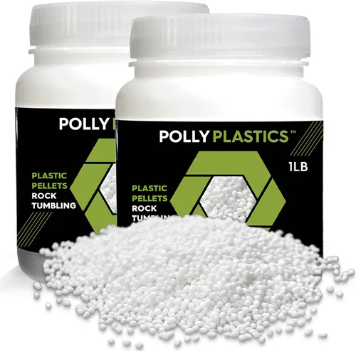 Vista 6 de Polly Plastics Pellets de polietileno de plástico de polipropileno – 1 libra de medios para aumentar la acción de volteo