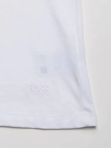 Vista 3 de BOSS Paquete de 3 camisetas de algodón con logotipo clásico para hombre