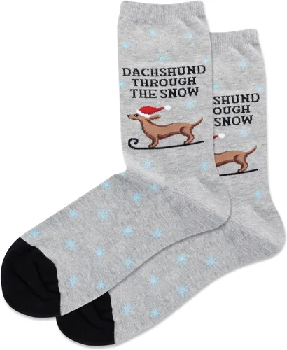 Vista 2 de Hot Sox Calcetines de invierno para mujer, diseño de animales, paquete de 1 par, regalos lindos y divertidos, Navidad y más Christmas Cats (Black)