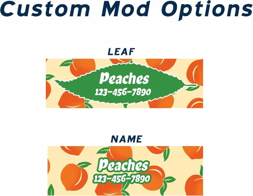 Vista 3 de Peaches Dog Collar Personalized (X-Small 5/8")