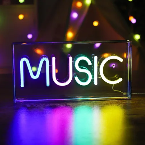 Vista 10 de Letrero de neón LED para fiesta, escritorio, dormitorio, hogar, cumpleaños, decoración artística con USB