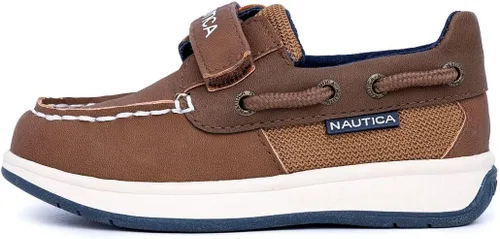 Vista 2 de Nautica Mocasines para niños y niños, zapatos náuticos casuales de una correa - (bebéniño pequeño)
