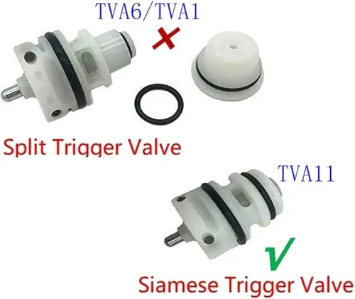 Vista 3 de TVA11 Válvula de gatillo para Bostitch Nailer ModelsN62FN N52FN N79WW N79RH N80SB N88RH N88WW N90PT N90RHN Clavadoras de bobina Piezas de reparación