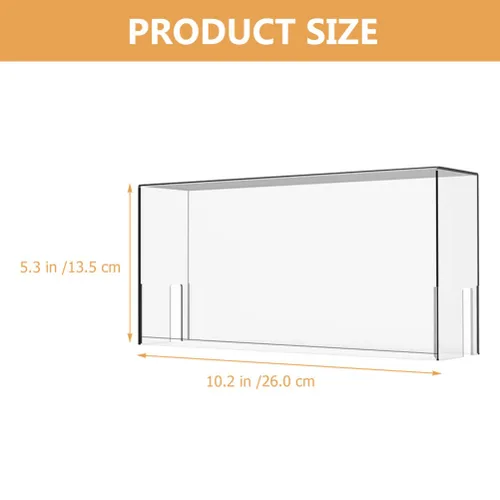 Vista 6 de Cabilock Box Case Acrylic Game Console Transparent Game Dusts Guard Anti-scratch Game Case Cartridge Holder Compatible with Nintendo Switch Dock