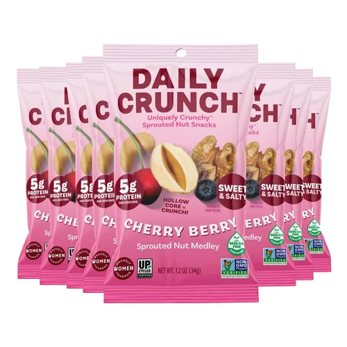 Vista 17 de Daily Crunch Almendras germinadas, churro de canela, paquete de aperitivos