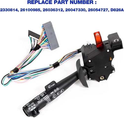Vista 5 de Interruptor de combinación multifunción de repuesto para Chevy Tahoe S10 GMC C1500 K1500 Suburban Yukon 1995-2002, reemplaza 2330814 26100985