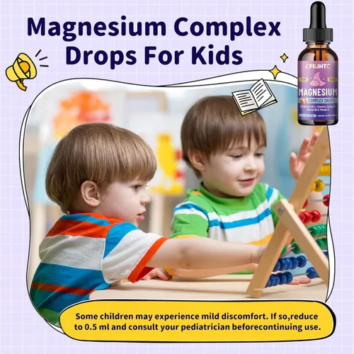 Vista 2 de Gotas líquidas de magnesio para niños y gomitas de magnesio para niños