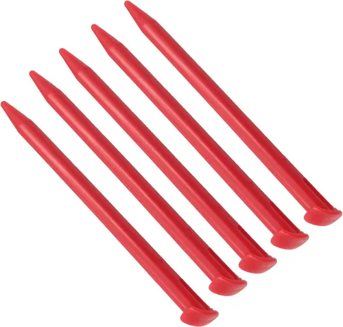 Vista 2 de 5 lápices táctiles compatibles con Nintendo 3DS XL, color rojo de repuesto para 3DS XL