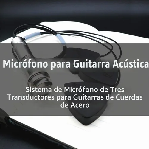 Vista 4 de Pastilla de guitarra acústica Micrófono de contacto Transductor piezoeléctrico para violonchelo banjo ukelele mandolina Guitarra Micrófono Pastilla