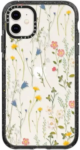 Vista 40 de Funda Impact de CASETiFY para iPhone 11 - Tiempo A Solas de Esther Kim - Negro Claro