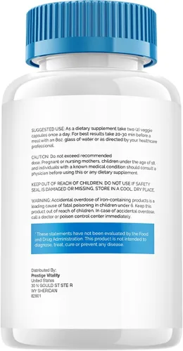 Vista 6 de Alpha Labs - Cápsulas para hombres, píldoras de complejo vitamínico AlphaLabs, fórmula oficial de Alpha Labs, suplemento dietético LabsAlpha