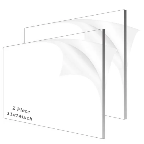Vista 27 de 4 piezas de láminas acrílicas de 1/8" de grosor (3mm), plexiglás fundido transparente de 18" x 24" con papel protector para letreros, proyectos