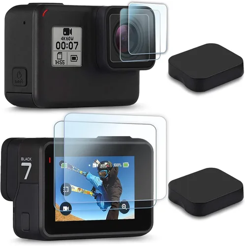 Vista 11 de FiTSTILL Protector de pantalla de vidrio templado para Go Pro MAX2/MAX360 2025/MAX Fusion (2019), resistente a los arañazos, pantalla LCD de vidrio