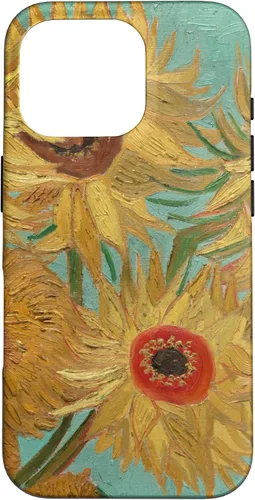 Vista 19 de Vincent van Gogh - Carcasa para iPhone XS, diseño de girasoles