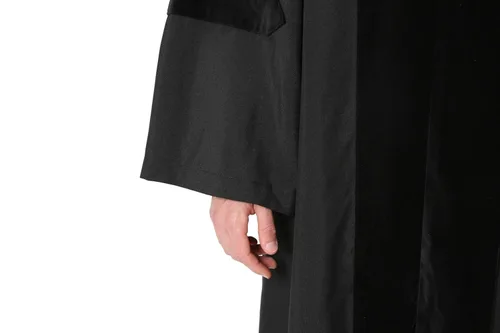 Vista 4 de GraduatePro Doctorado Graduación Gown Economía Académico Doctorado Doctorado Regalia con Terciopelo Negro
