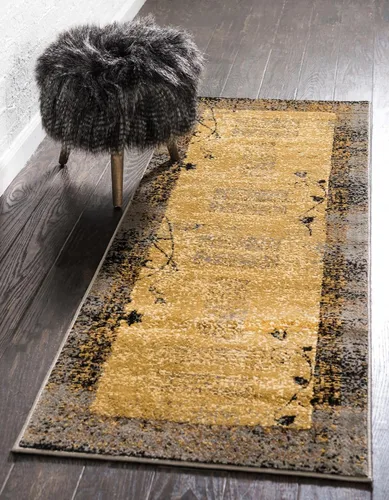Vista 17 de Unique Loom Barista Collection - Alfombra Excelsa (octágono de 6 pies 1 pulgada, beige/marrón)