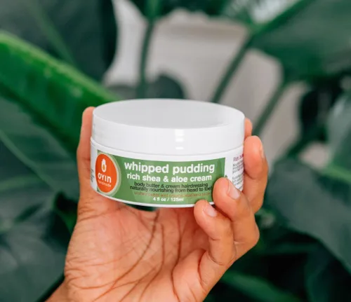Vista 2 de Oyin Handmade Crema hidratante natural rica en pudín batido, manteca de karité, manteca de cacao y miel, hidratante profundo para cabello y piel