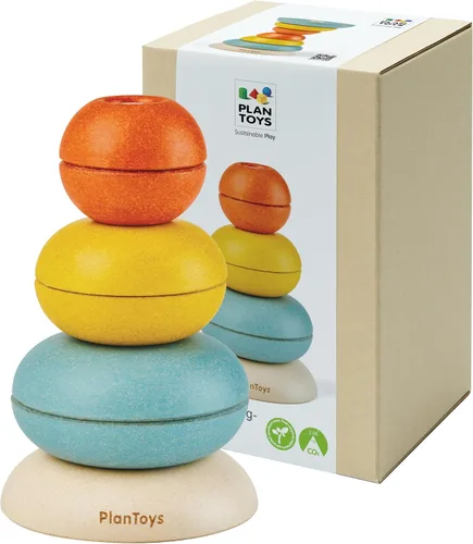 Vista 11 de Juguete apilable en forma de árbol de Plan Toys Árbol apilable