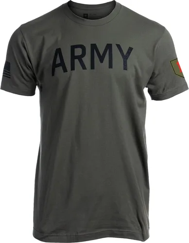 Vista 33 de Army PT Style Shirt - U.S. Military Physical Training Infantry Veteran Workout T-Shirt