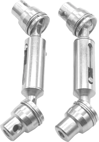 Vista 2 de ShareGoo - Eje de transmisión de metal a control remoto CVD, eje de conducción central Dogbone de 2.283-2.835 in, compatible con WPL HengLong 1/16