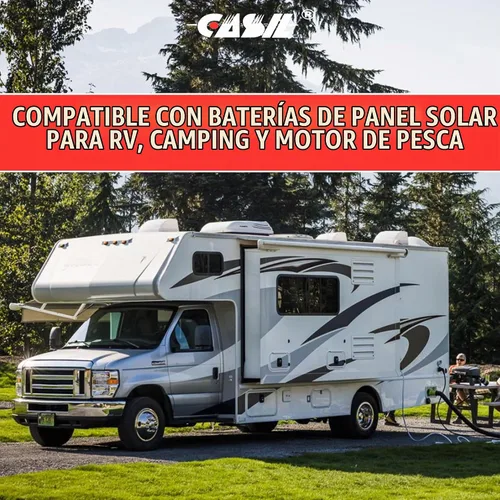 Vista 5 de Casil Batería 12v 100ah para paneles solares RENOGY PV