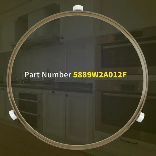 Vista 4 de 5889W2A012F, 5889W2A012D, 5889W2A012P Horno de microondas, plato giratorio, anillo de soporte de rodillo giratorio de 9.5 pulgadas, compatible
