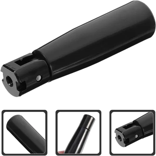Vista 9 de Black Revolving Foldable M6 Screw Type Machine Handle for Operations