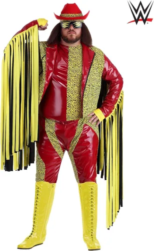 Vista 2 de Disfraz de Macho Man Randy Savage de talla grande 2X 3X 4X
