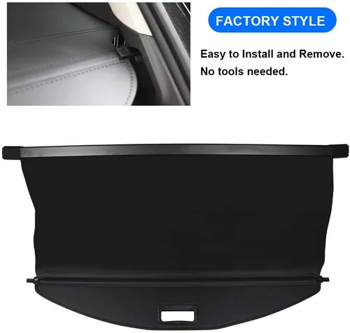 Vista 2 de Funda de carga para Jeep Cherokee Accesorios 2019 2020 2021 2022 2023 Funda protectora para el baúl trasero (No es compatible con Grand Cherokee)