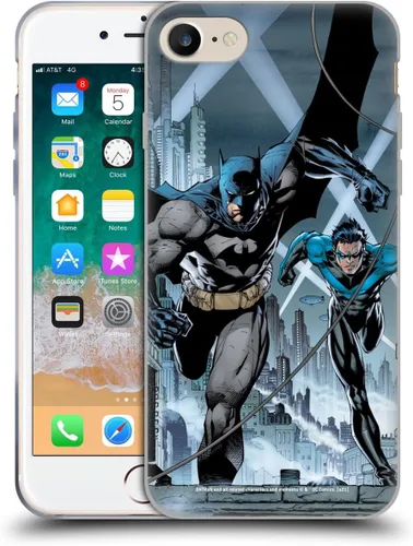 Vista 39 de Head Case Designs Funda de gel Hush con licencia oficial de Batman DC Comics #608 (protección de grado militar) compatible con Apple iPhone 7
