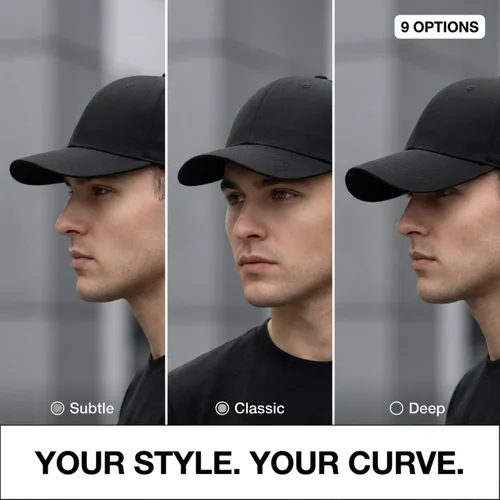 Vista 7 de Lids Doblador de Ala de Sombrero – Curvador de Ala de Gorra de Béisbol y Herramienta de Moldeado, 9 Opciones de Curva con Encaje, Ajuste Universal