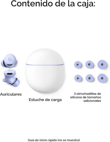 Vista 11 de Google Pixel Buds 2a - Auriculares inalámbricos Bluetooth con cancelación activa de ruido y modo de transparencia, ligeros, ajuste cómodo, batería
