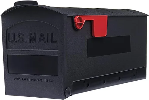 Vista 2 de Gibraltar Mailboxes Patriot GMB225B - Tablero de montaje para buzón de correo, color negro