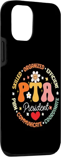 Vista 3 de iPhone 15 Parents Teacher Association Team Supporter PTA President Case