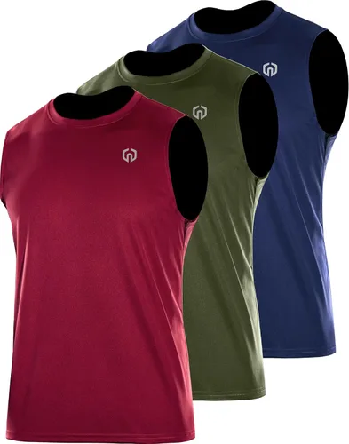 Vista 8 de NELEUS Camiseta sin mangas Dry Fit para hombre