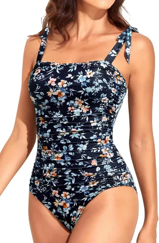 Vista 20 de Trajes de baño de una pieza para mujer, trajes de baño adelgazantes Negro