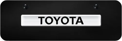 Vista 13 de Au-TOMOTIVE GOLD, INC. Logotipo negro con licencia oficial en la placa de matrícula para Toyota (negro)