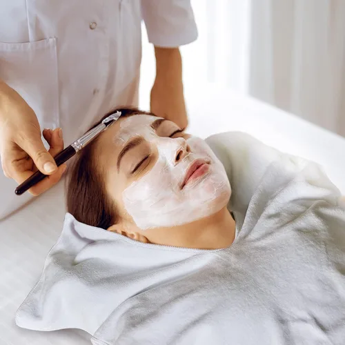 Vista 6 de Toallas faciales profesionales de microfibra de diseño dividido para spa, suministros de esteticista de vapor, herramientas de salón y peluquería