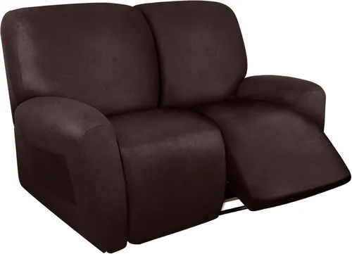 Vista 64 de ANARACHON Fundas para Sillas Reclinables Tipo Cuero, 4 Piezas Funda para Sillón Reclinable Lazy Boy, Protector de Muebles - Funda Suave Lavable